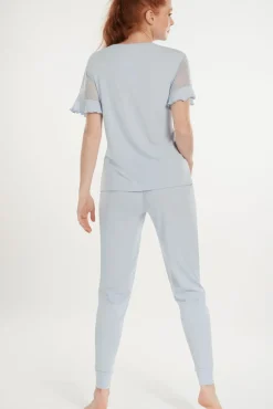 Lisca Pyjama mit kurzen Ärmeln »Smooth«|Damen Pyjamas