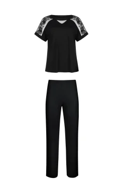 Lisca Pyjama mit Schlafshirt und Hose »Eminence«|Damen Pyjamas