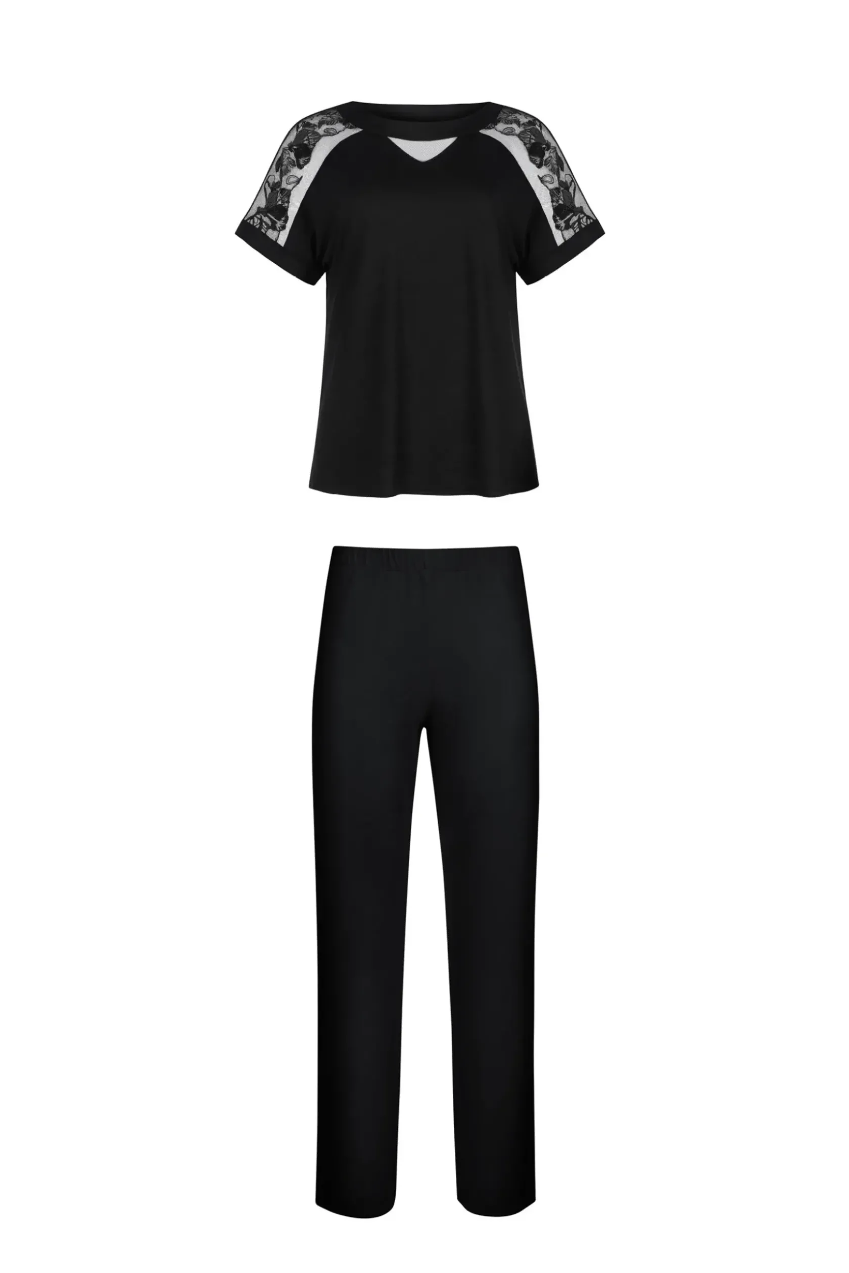 Lisca Pyjama mit Schlafshirt und Hose »Eminence«|Damen Pyjamas