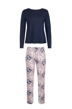 Lisca Pyjama mit Schlafshirt und Hose »Ocean«|Damen Pyjamas
