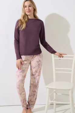 Lisca Pyjama mit Schlafshirt und Hose »Olena«|Damen Pyjamas