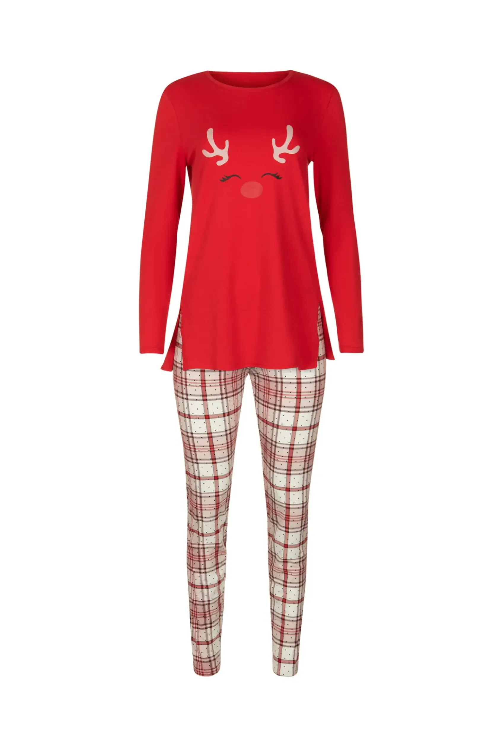 Lisca Pyjama mit Schlafshirt und Leggings »Holiday«|Damen Pyjamas