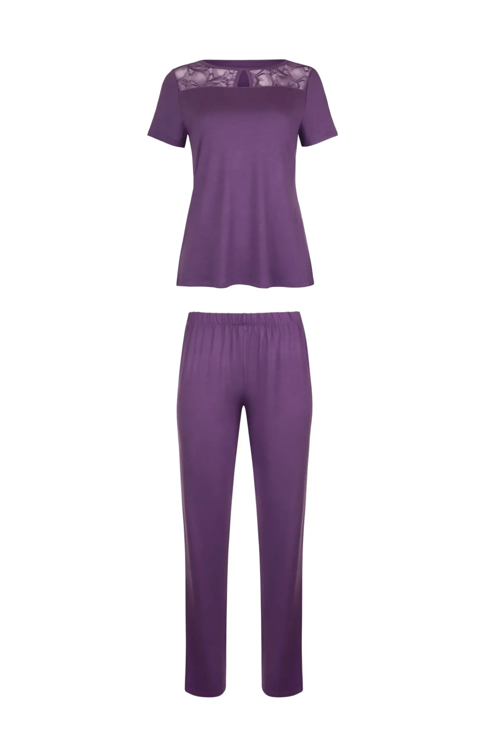 Lisca Pyjama mit Schlafshirt und Hose »Patricia«|Damen Pyjamas