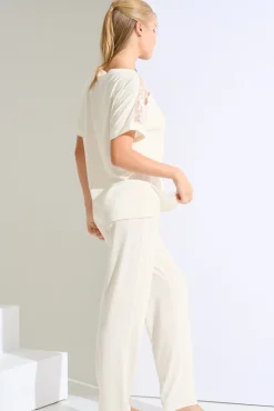Lisca Pyjama mit Schlafshirt und Hose »Eminence«|Damen Pyjamas