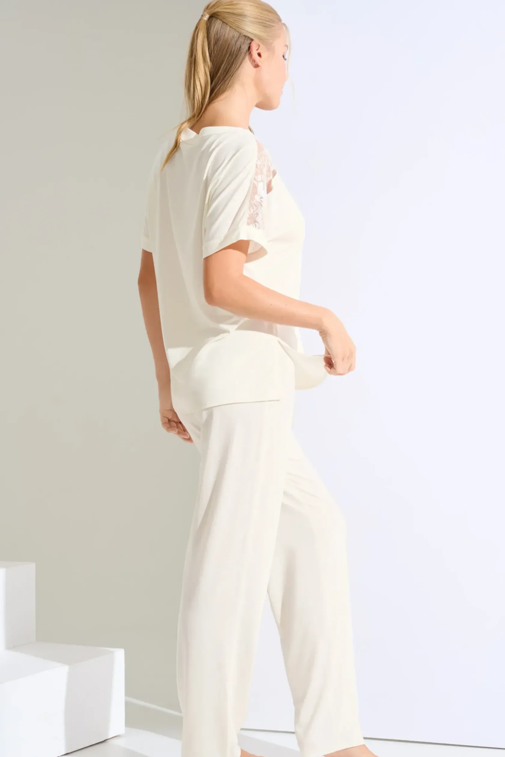 Lisca Pyjama mit Schlafshirt und Hose »Eminence«|Damen Pyjamas