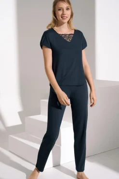 Lisca Pyjama mit Schlafshirt und Hose »Naty«|Damen Pyjamas