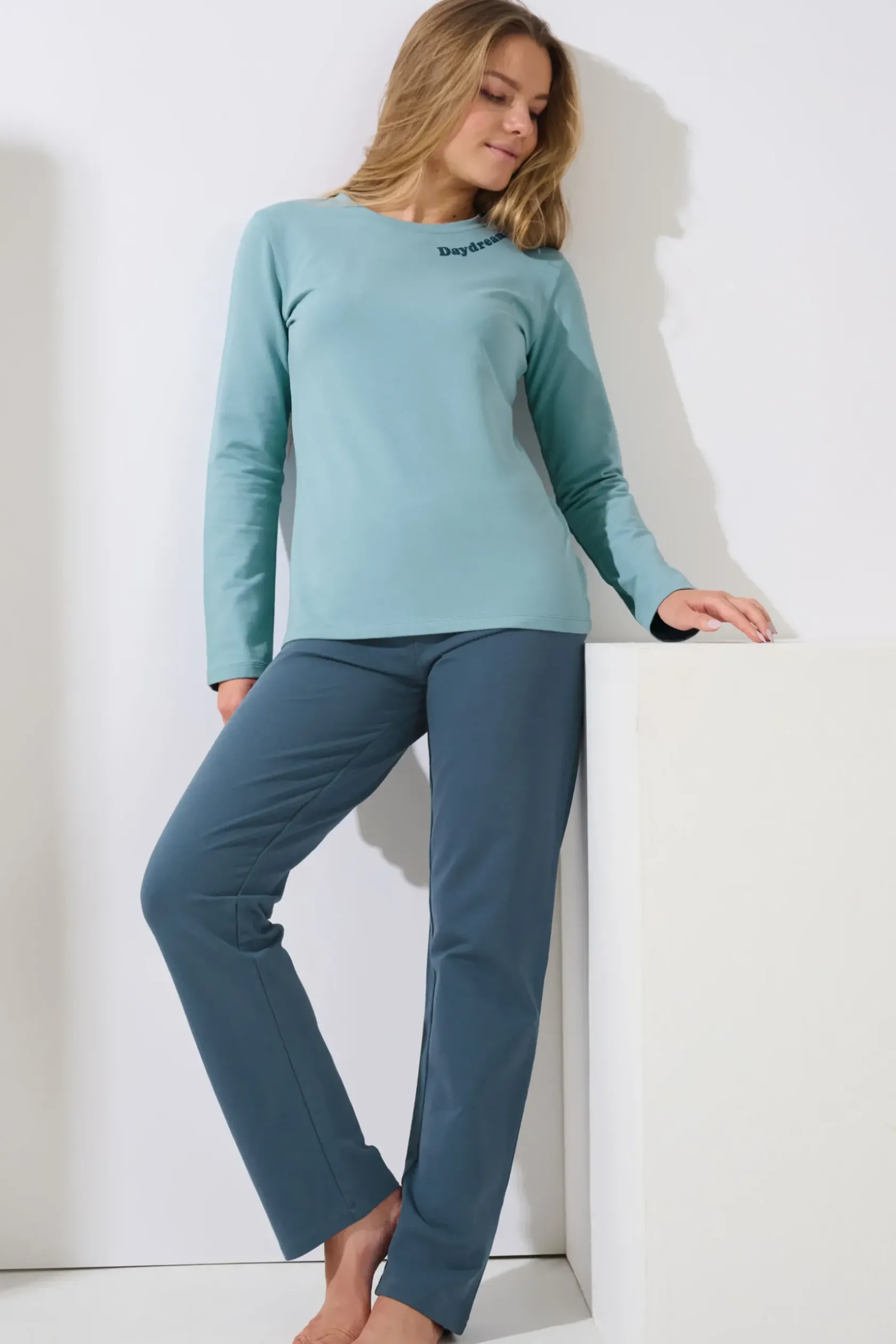 Lisca Pyjama mit Schlafshirt und Hose »Delightful« - Loungewear|Damen Pyjamas