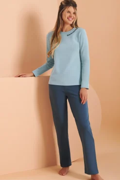 Lisca Pyjama mit Schlafshirt und Hose »Delightful« - Loungewear|Damen Pyjamas