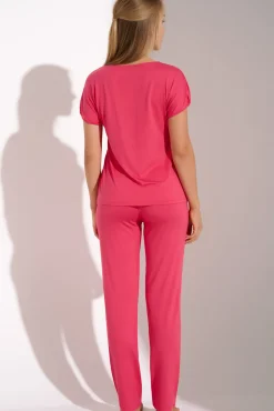 Lisca Pyjama mit Schlafshirt und Hose »Naty«|Damen Pyjamas