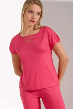 Lisca Pyjama mit Schlafshirt und Hose »Naty«|Damen Pyjamas
