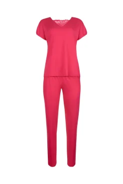 Lisca Pyjama mit Schlafshirt und Hose »Naty«|Damen Pyjamas