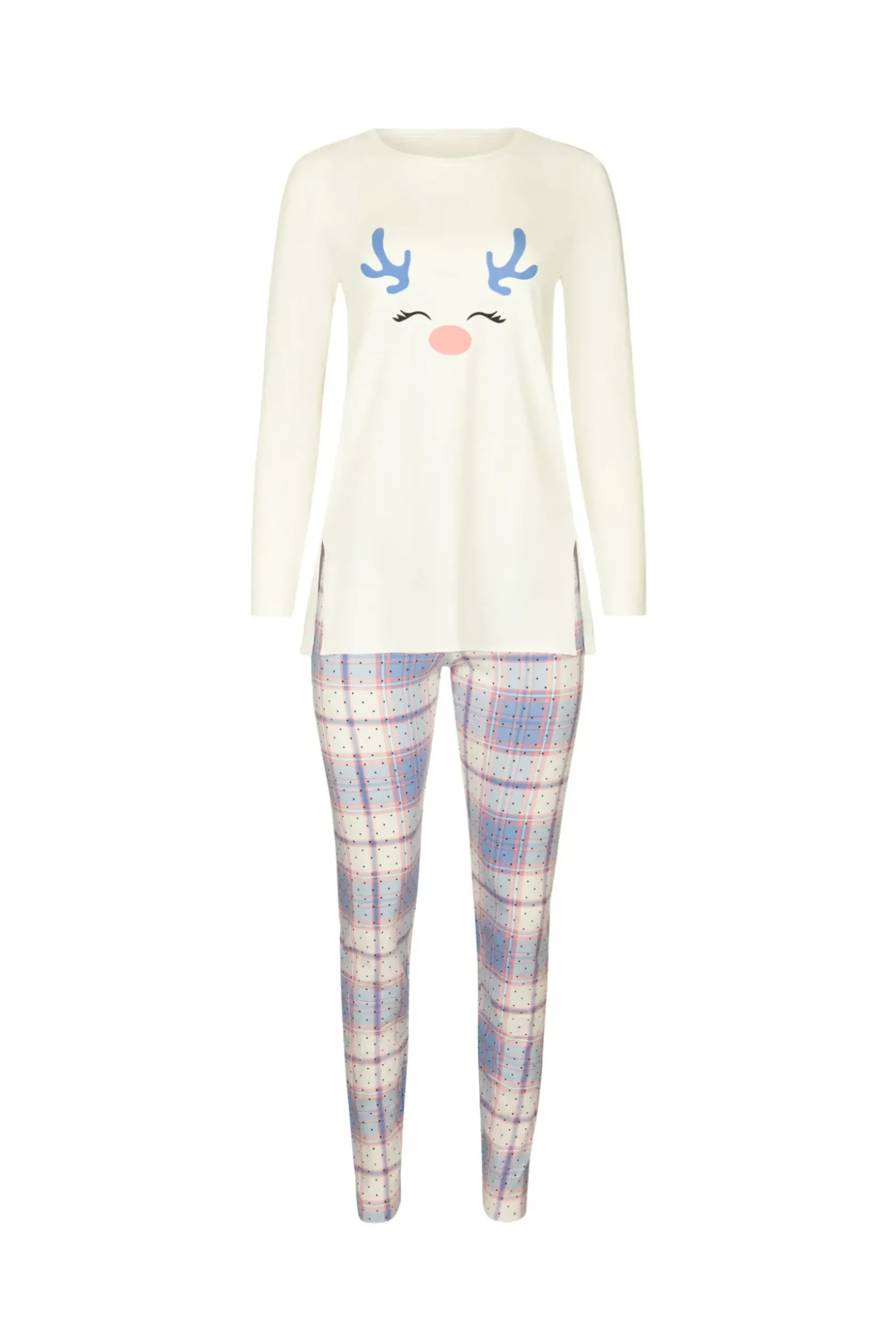Lisca Pyjama mit Schlafshirt und Leggings »Holiday«|Damen Pyjamas