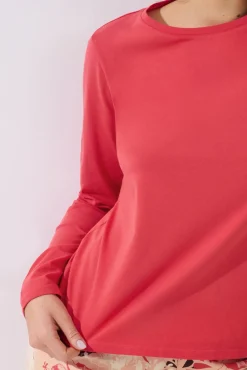 Lisca Pyjama mit Schlafshirt und Hose »Ocean«|Damen Pyjamas
