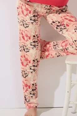 Lisca Pyjama mit Schlafshirt und Hose »Ocean«|Damen Pyjamas