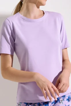 Lisca Pyjama mit Schlafshirt und Hose »Flowers«|Damen Pyjamas