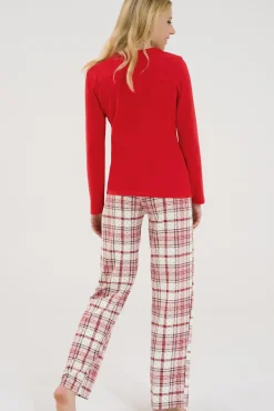 Lisca Pyjama mit Schlafshirt und Hose »Holiday«|Damen Pyjamas