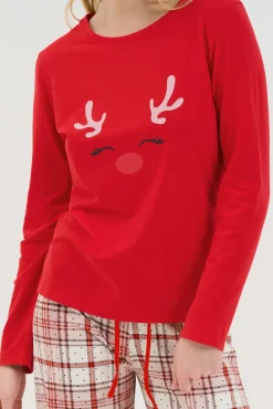 Lisca Pyjama mit Schlafshirt und Hose »Holiday«|Damen Pyjamas