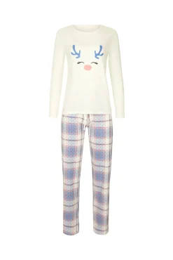 Lisca Pyjama mit Schlafshirt und Hose »Holiday«|Damen Pyjamas