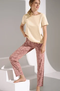 Lisca Pyjama mit Schlafshirt und Hose »Nina«|Damen Pyjamas