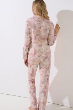 Lisca Pyjama mit Schlafshirt und Hose »Olena«|Damen Pyjamas