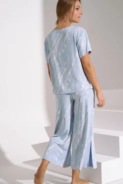 Lisca Pyjama mit Schlafshirt und Hose »Naomi«|Damen Pyjamas