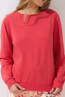 Lisca Pyjama mit Schlafshirt und Hose »Ocean«|Damen Pyjamas
