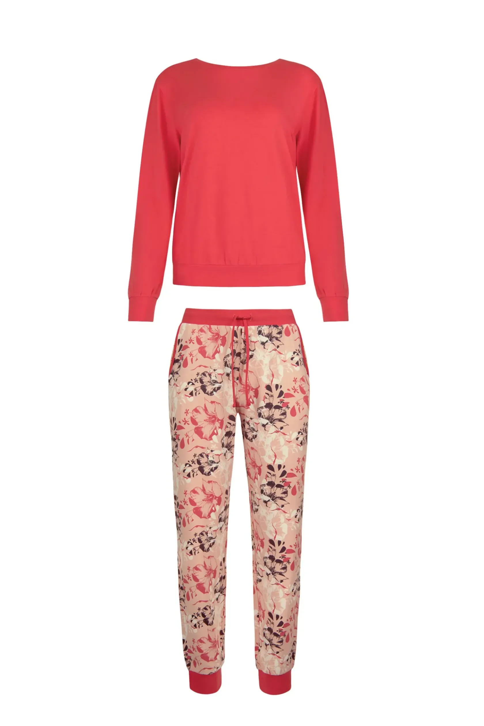 Lisca Pyjama mit Schlafshirt und Hose »Ocean«|Damen Pyjamas