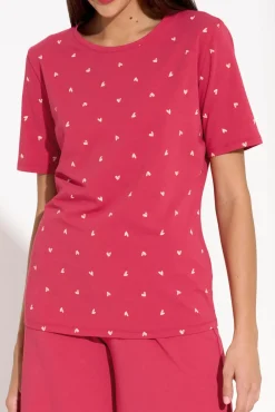 Lisca Pyjama mit Schlafshirt und Hose »True Love«|Damen Pyjamas