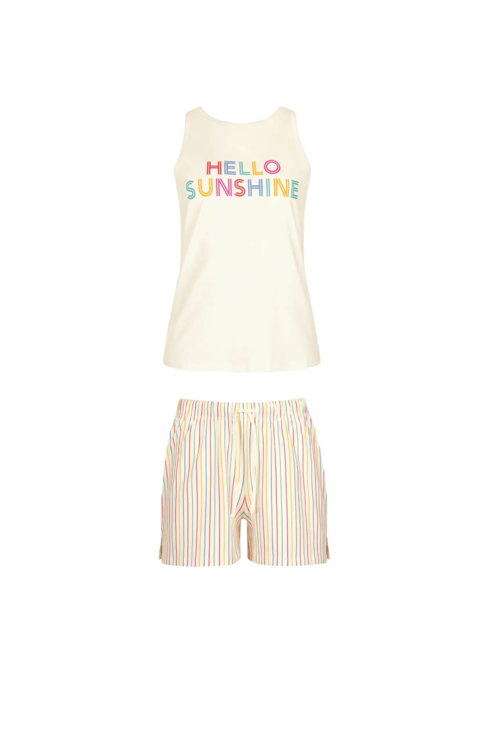 Lisca Pyjama mit Shorts »Summer«|Damen Pyjamas