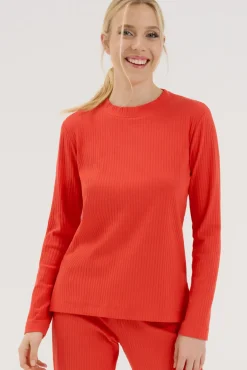 Lisca Pyjama Oberteil Langarm »Lucky«|Damen Pyjamas