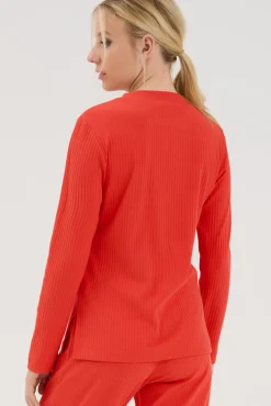 Lisca Pyjama Oberteil Langarm »Lucky«|Damen Pyjamas