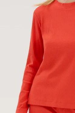Lisca Pyjama Oberteil Langarm »Lucky«|Damen Pyjamas