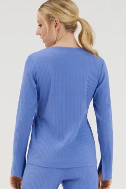 Lisca Pyjama Oberteil Langarm »Lucky«|Damen Pyjamas