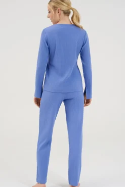 Lisca Pyjama Oberteil Langarm »Lucky«|Damen Pyjamas