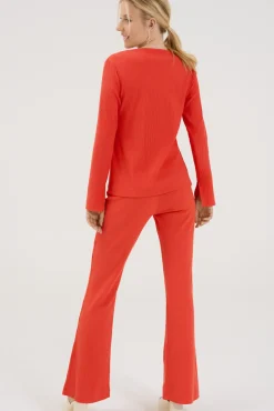 Lisca Pyjama Oberteil Langarm »Lucky«|Damen Pyjamas