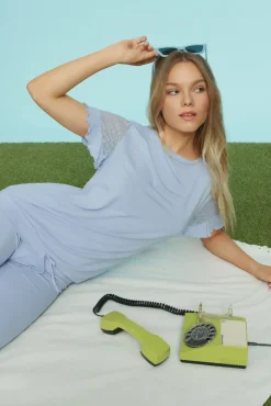 Lisca Pyjama Set mit Leggings »Smooth«|Damen Pyjamas